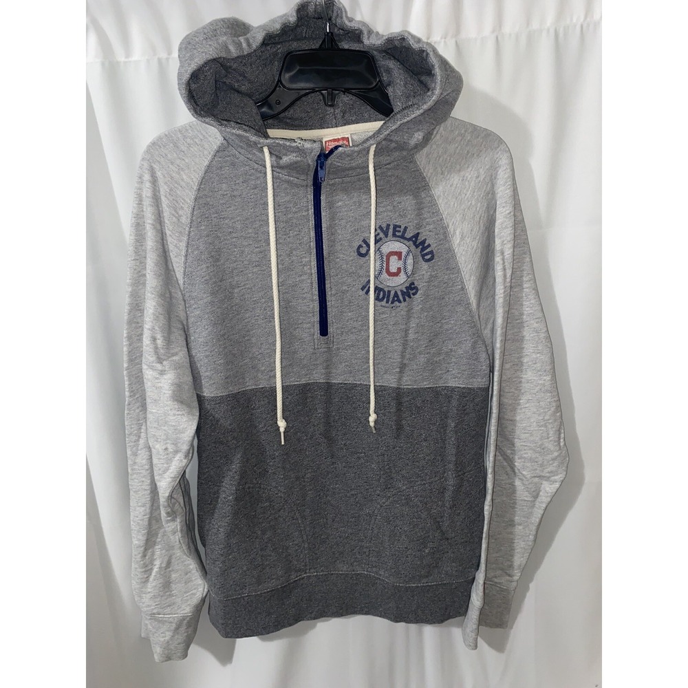 Homage‎ Cleveland Indians 1/4 Zip Hoodie Small